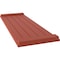 Ekena Millwork Americraft 5-Board Exterior Wood Joined Board-n-Batten Shutters w/ End Batten, ARW103BB518X38CLH, PR ARW103BB518X38CLH - alternate 2